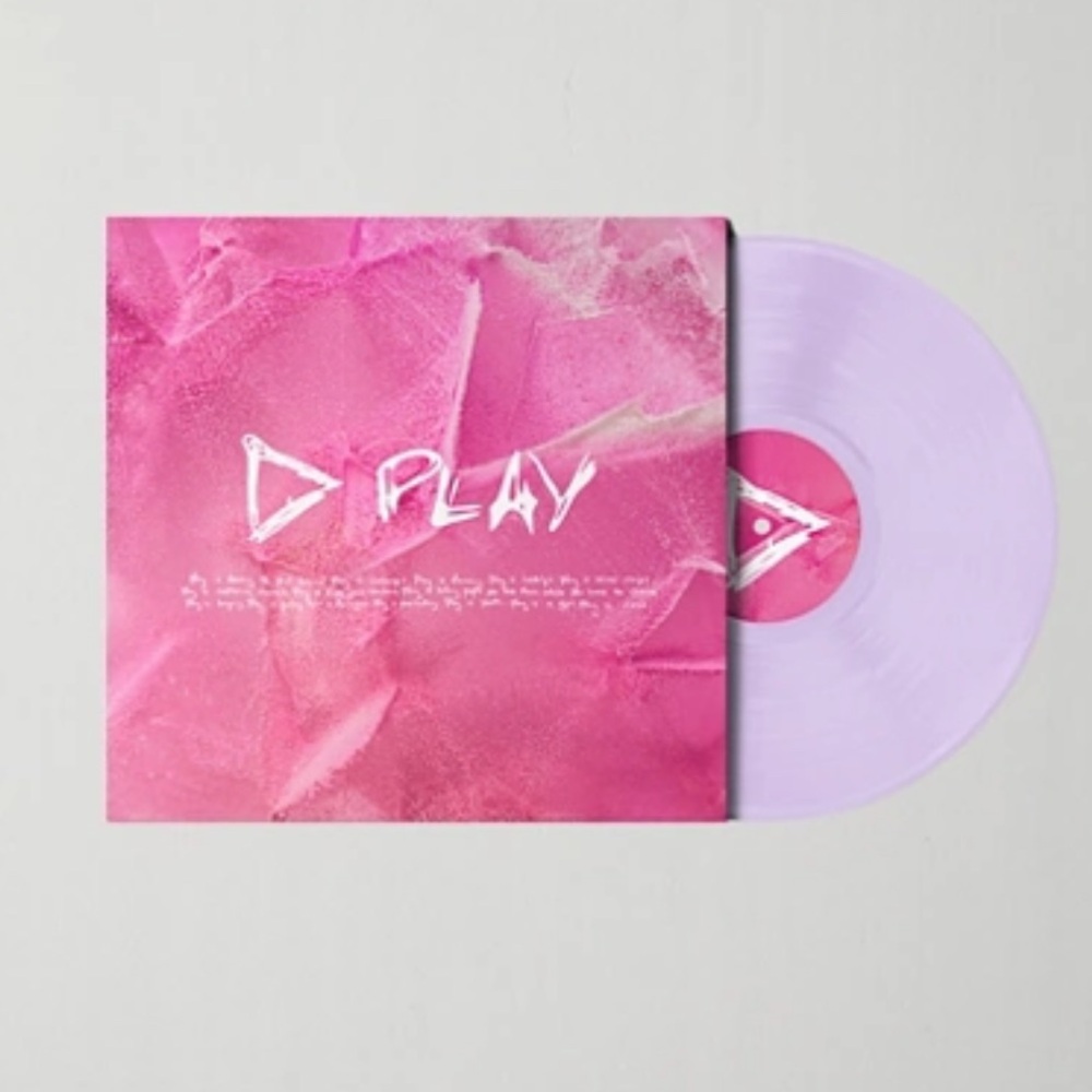 Ed Sheeran Play Pink and Lavender Vinyl Record